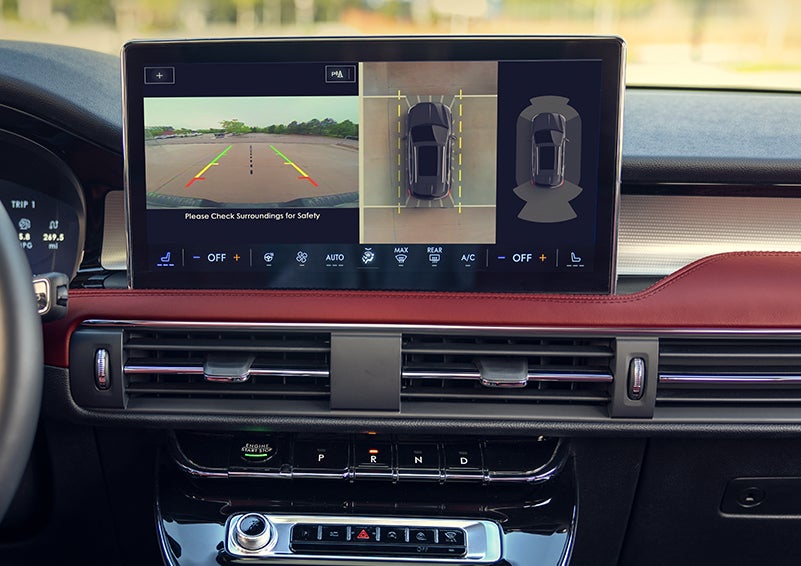 The large center touchscreen of a 2024 Lincoln Corsair® SUV is shown. | Oliver Lincoln in Plymouth IN
